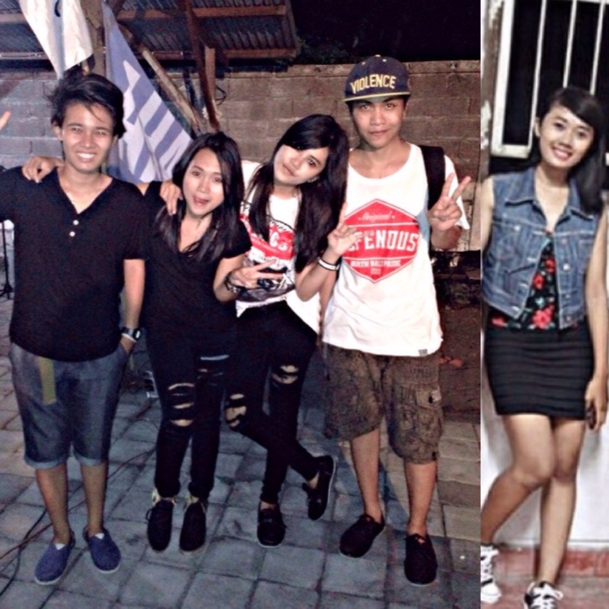 PowerRock ,members: @IchaShabrinaa 'voc' @RaniiQQ 'guitar' @widwidelen 'guitar' @OktaVirghandria 'bass' @bayubaruna_new 'drum'