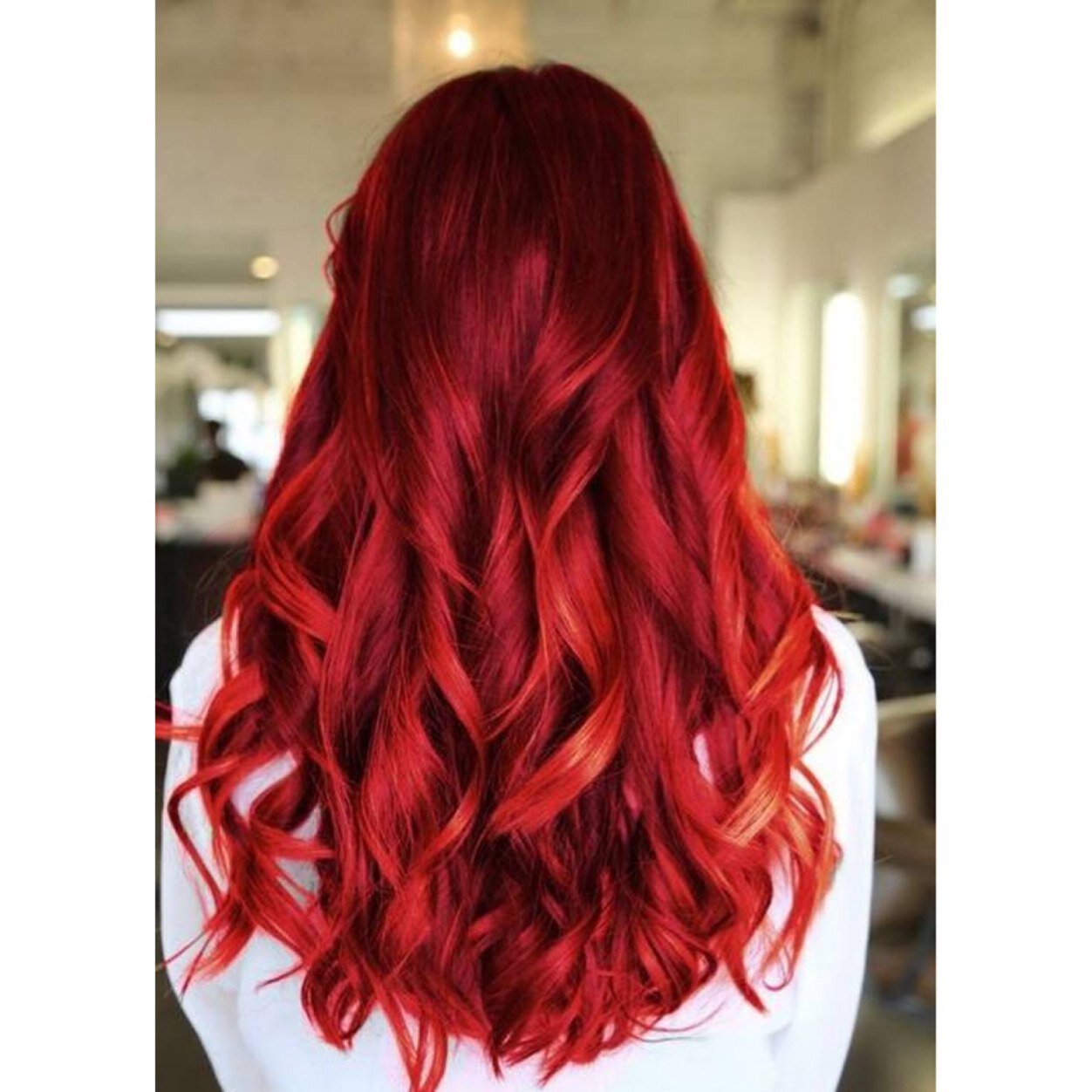 Red hairstyle ♡