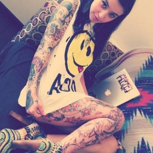 Suicide Girl, Tatoo Lover.