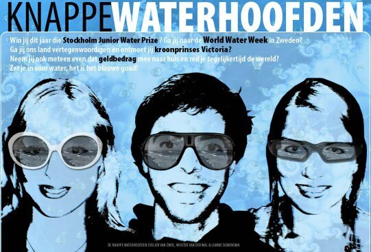 Ben jij een slimme Leonardo Da Vinci, een Willy Wortel of gewoon een verschikkelijk Knap Waterhoofd? Doe dan mee aan de scholierenwedstrijd Knappe Waterhoofden!