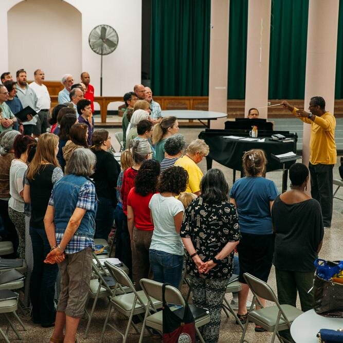 We are a community choir singing in Brooklyn more than 20 years. We perform 2-4 concerts per year. More info on our website!