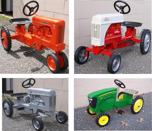 seller of top quality metal pedal tractors in ireland. fergusons, massey, ford, international