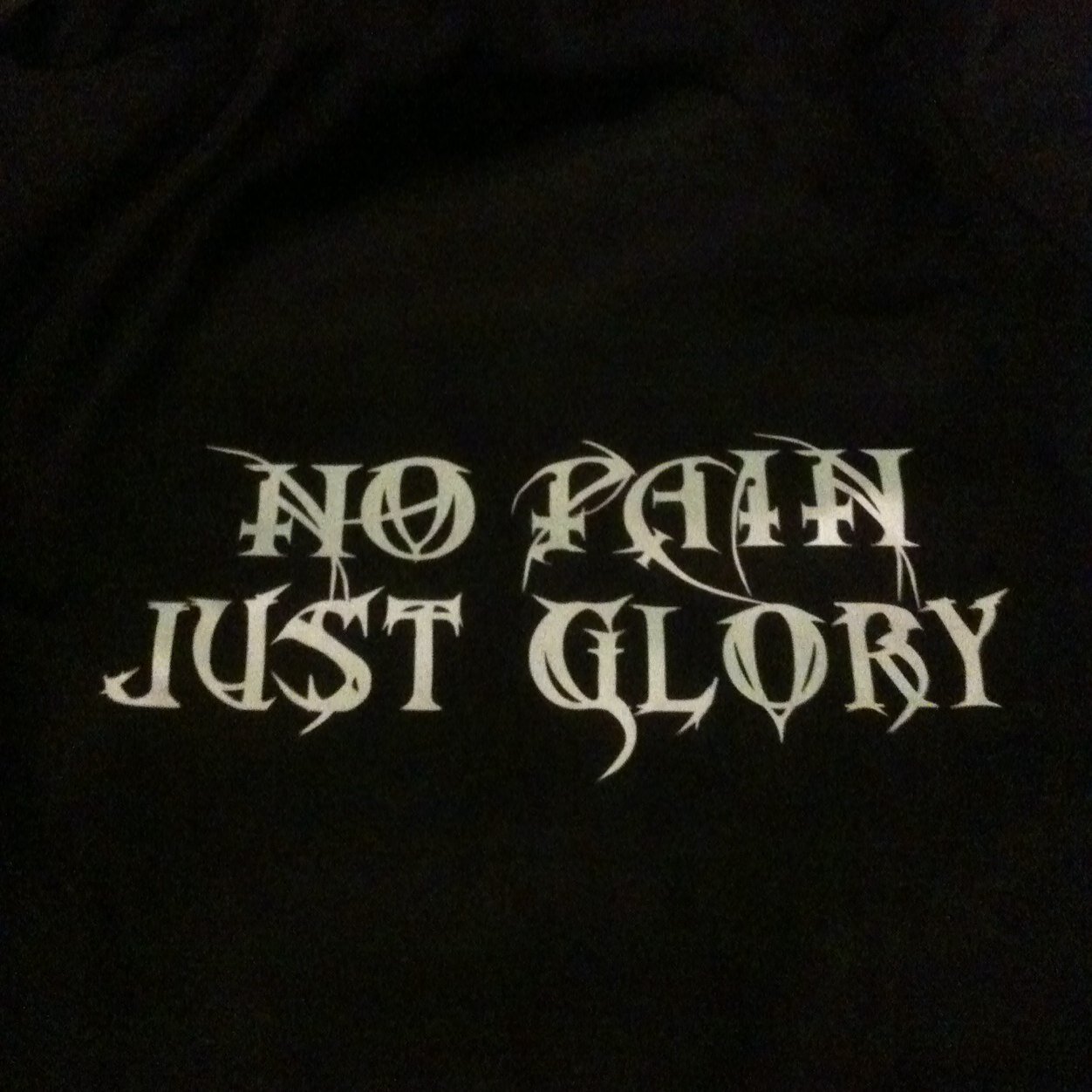 No Pain Just Glory is committed to the spirit of warrior, dedicated to the glory found only battle, and determined to create clothing that symbolizes the creed