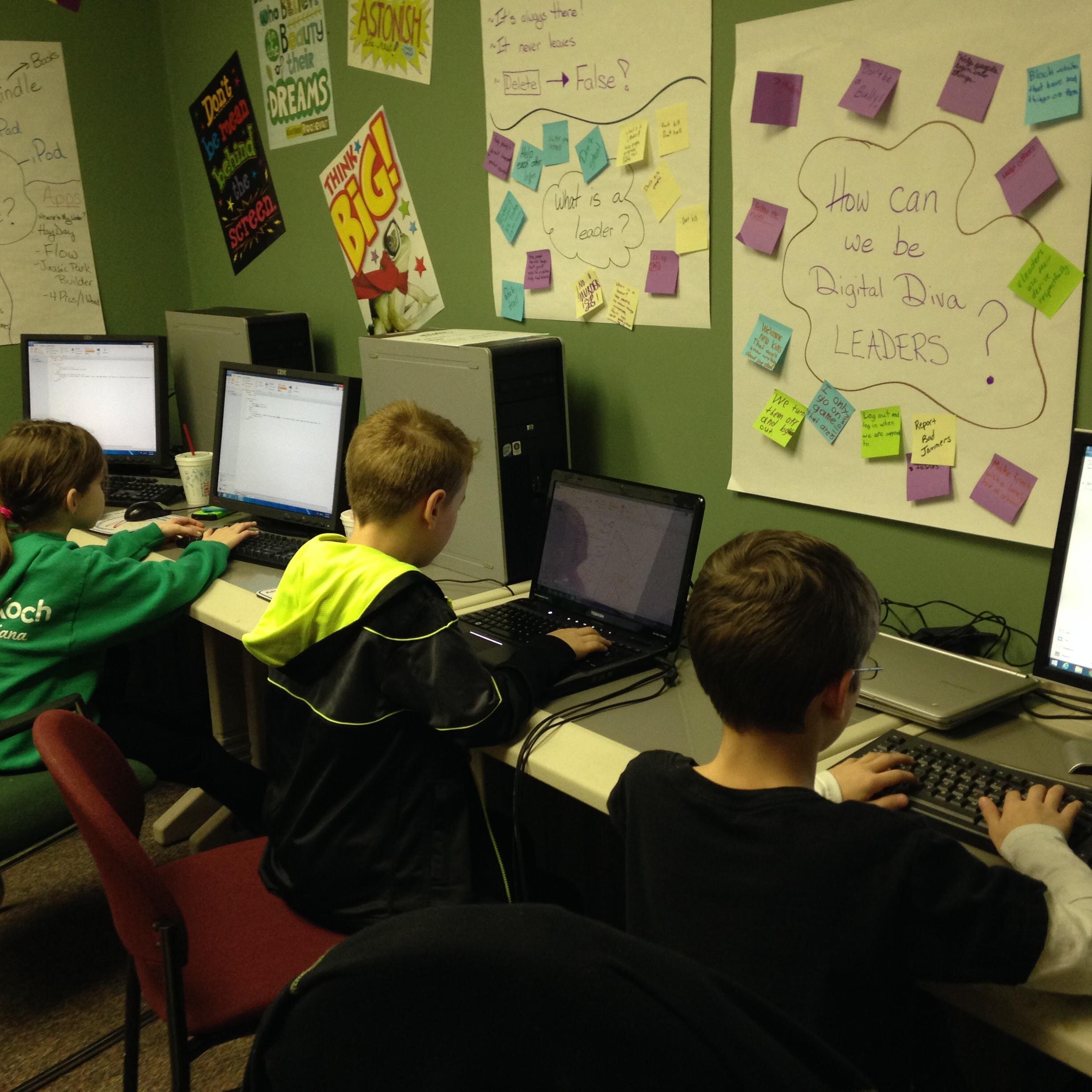 We are student tech leaders.  We create, collaborate, teach, and LEAD.  Join the movement!