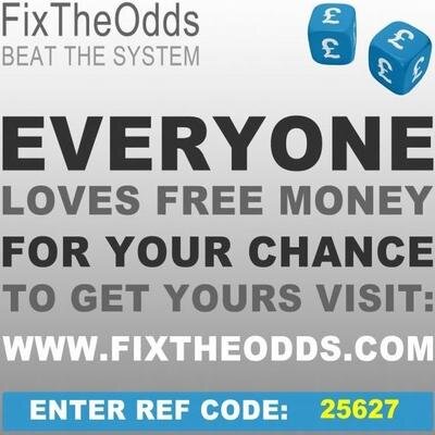 Go to http://t.co/OOyOY9q7Jp to be shown how to earn £5-1000+. Enter 25627 on Fixtheodds. If you don't believe me check the telegraph:  http://t.co/dg5Uw78oNB
