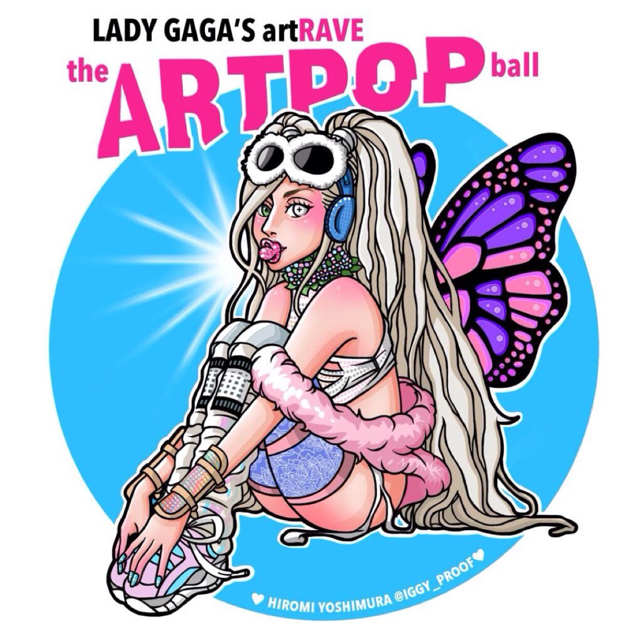 we thank all the fans who were flood in Artpop and artrave !!! it was a magic experience !!! thank you again for all #PawsUp