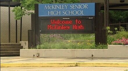 Mckinley Panthers , BIG BLUE ! anything you need to know hashtag for personal things message us. @mck_bysm . Performances , Peprallys , Games , & more .