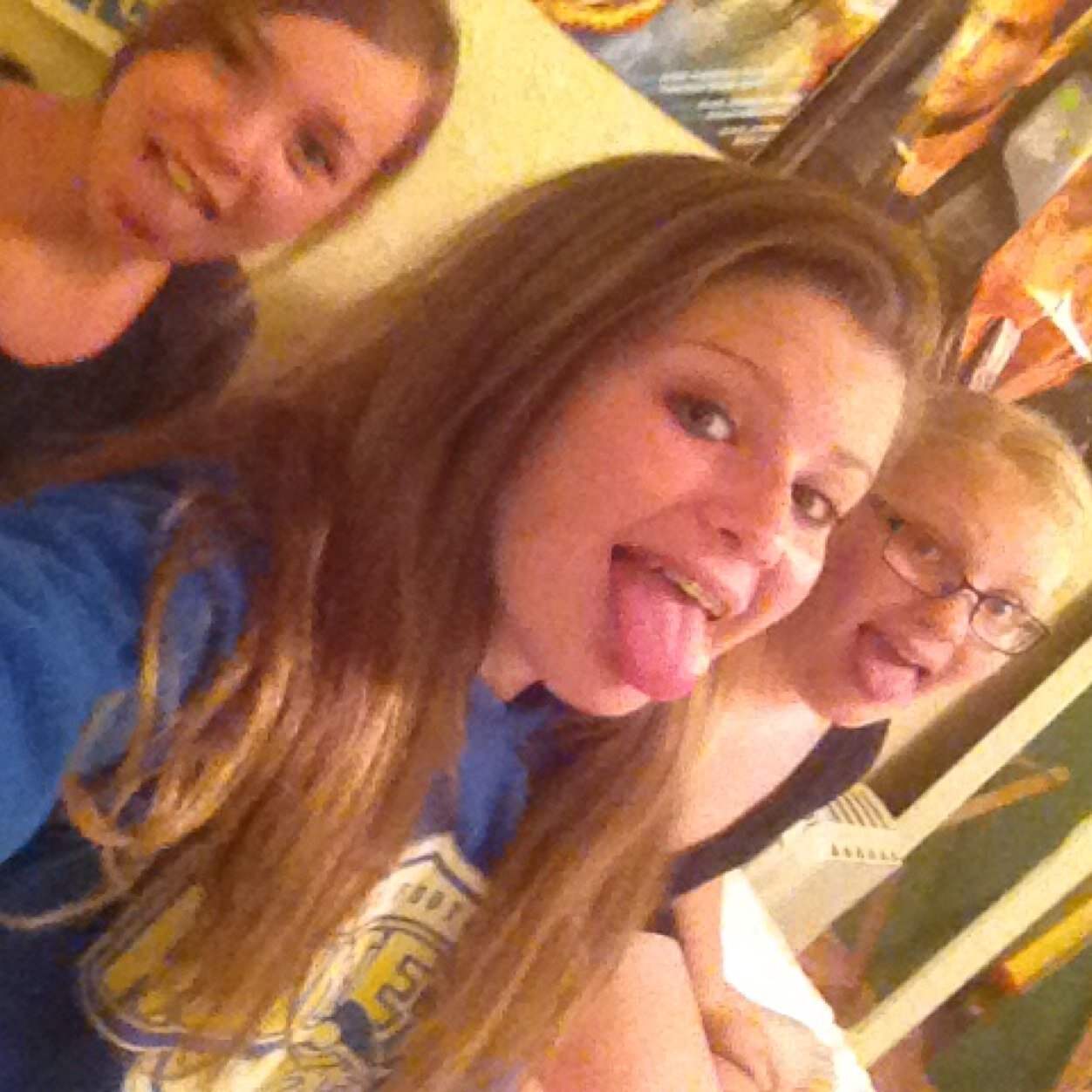 three girls making videos on youtube. lets run away to wifi land together. youtube; thefabulousgals