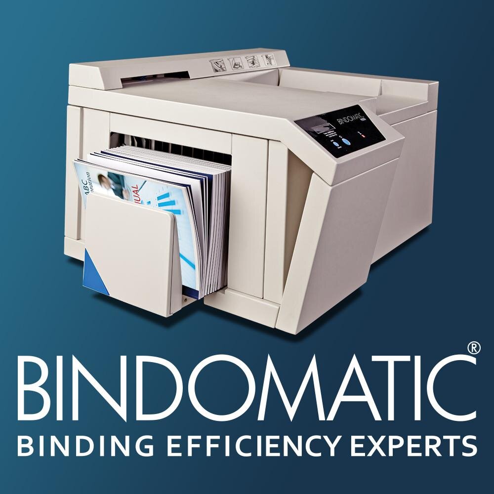 Bindomatic; an innovative, international company dedicated to providing top quality efficient binding solutions for document finishing.