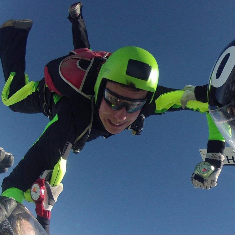 Skydiver and award winning chef