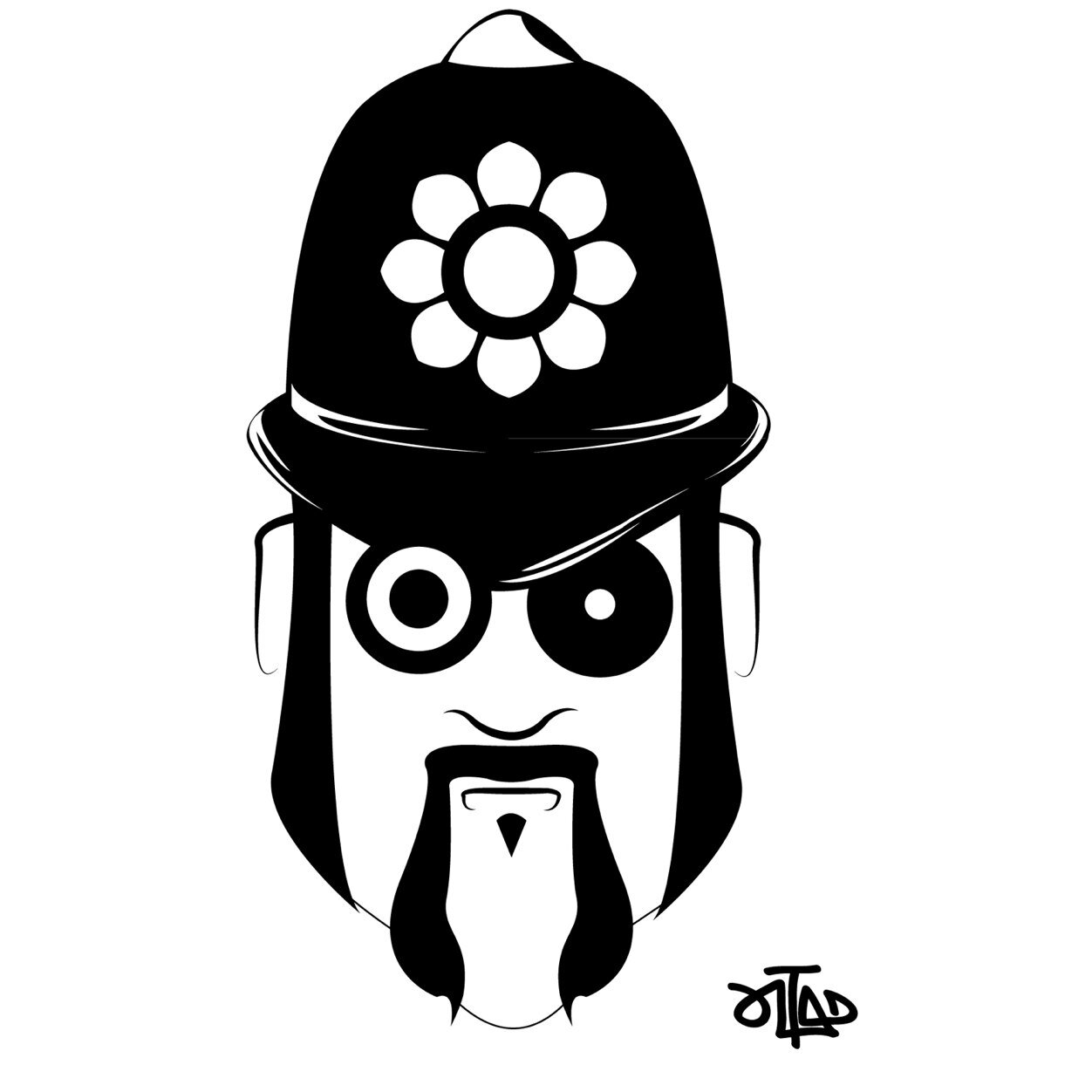 Street artist, Teesside UK