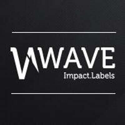 wave label