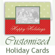 Tweeting the newest custom Christmas Cards online.