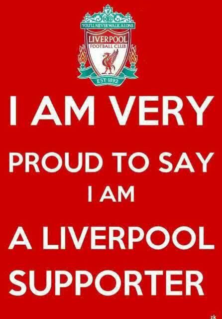My blood is Liverpool red LFC for life YNWA