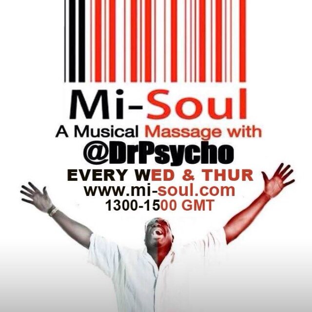 Dr Psycho's Musical Massage. Every Wed & Thur from 1pm-3pm GMT