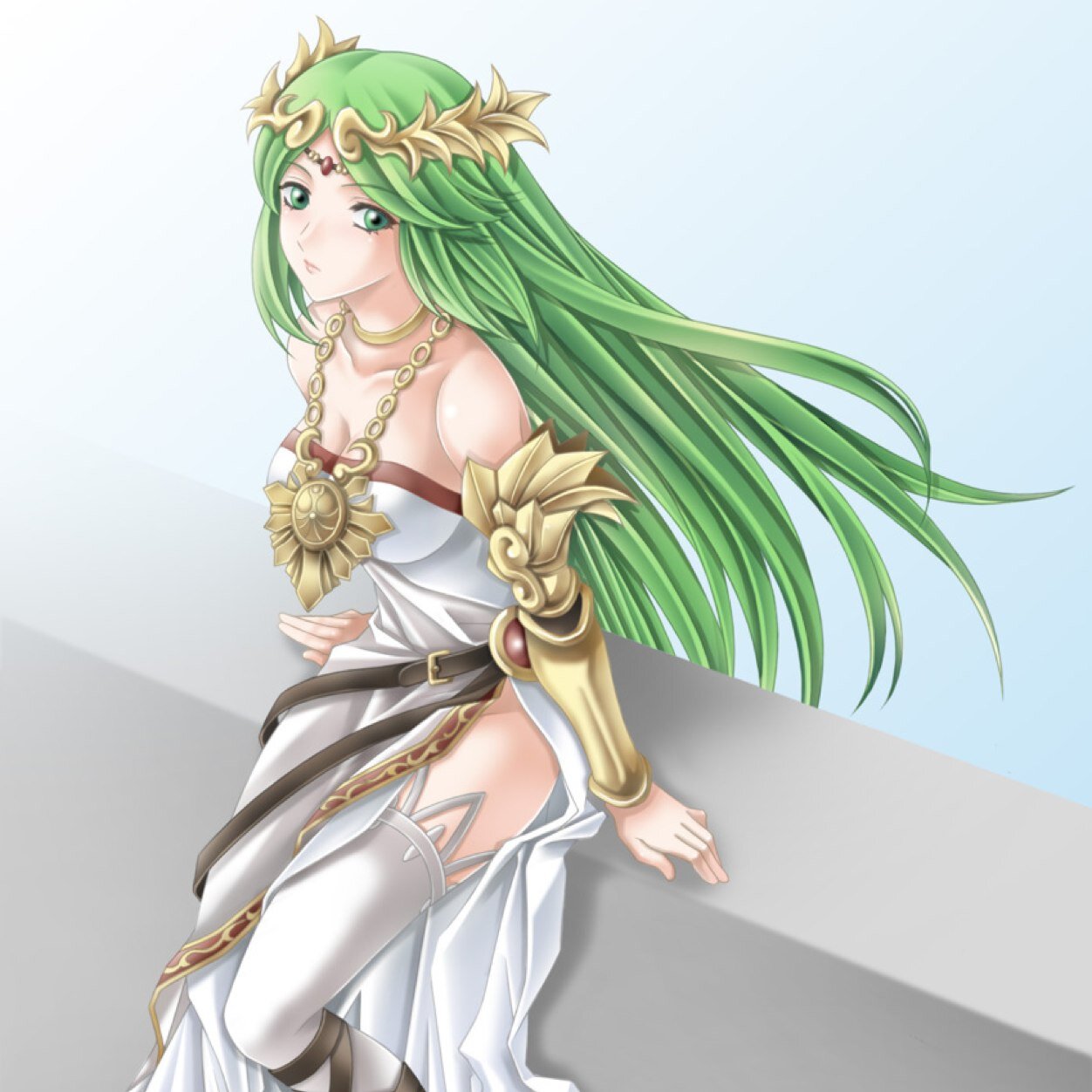 I am Palutena, the Goddess if Light. I love all creatures, and I aid angel Pit in his fights against the underworld. #RP #Single