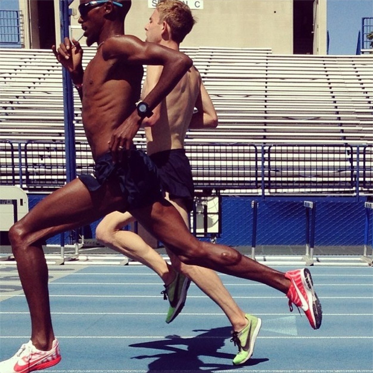 Something inside of me said, 'hey, wait a minute. I want to beat him' and I just took off --Steve Prefontaine