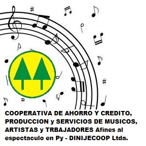 musicooppy's profile picture. Cooperativa de ahorro y credito, produccion y servicios DE MUSICOS, ARTISTAS y TRABAJADORES AFINES AL ESPECTACULO en Py ltda. DINIJECOOP