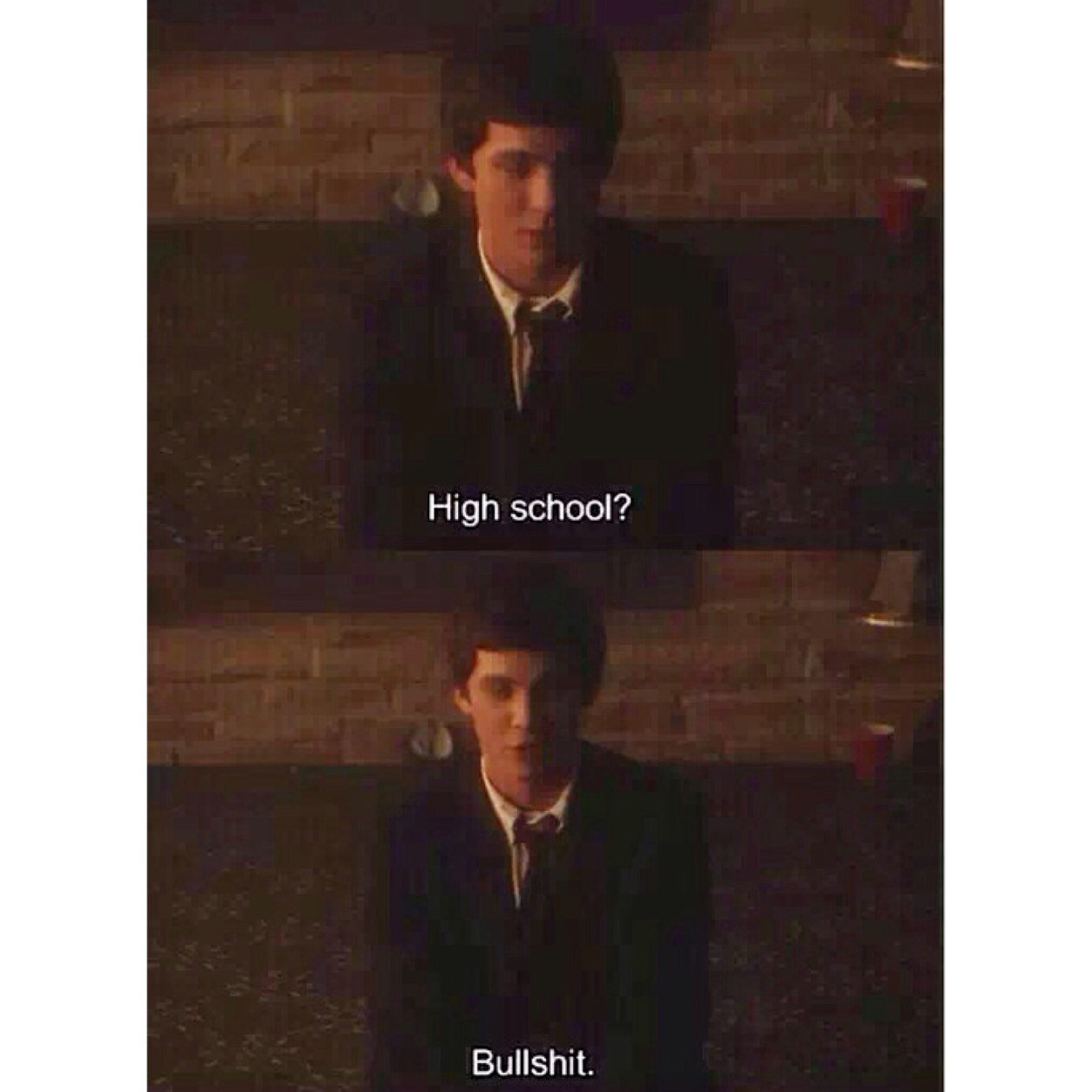 Your typical high school. Even if you hate it, you might as well try to enjoy it. [@/DM to join]