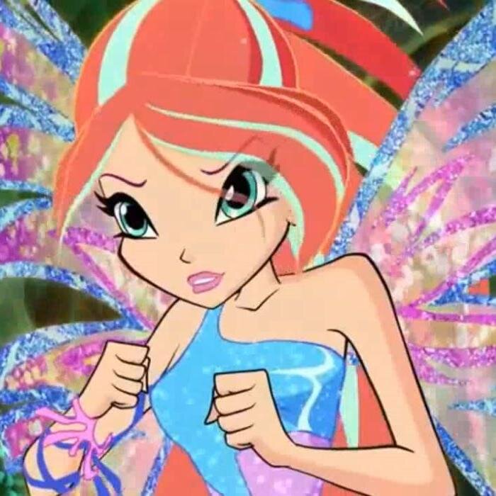 1/6 of the Winx, fairy of the dragon flame, Princess of Domino, and a Bloomix fairy! Believe in yourself!