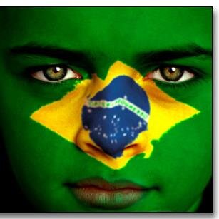 From Japan,
I love samba!!
I love BRASIL,
worldcup!! Brazil