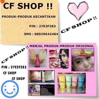 mau kulit wajah/tubuh putih alami? mau kurus/gemuk? mau jerawat/bekasny hilang? mau tinggi? bekas luka hilang? follow @cfshop24♥ pin:27E2F283 sms : 089601630966