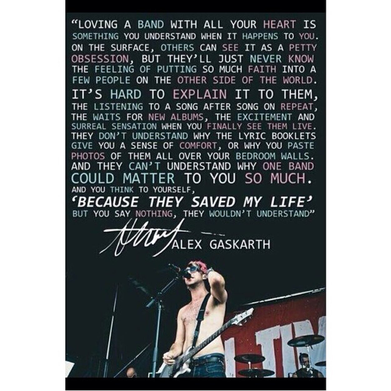 15 - dying to be happy in this shitty life- Andy Biersack saved my life - smile :)