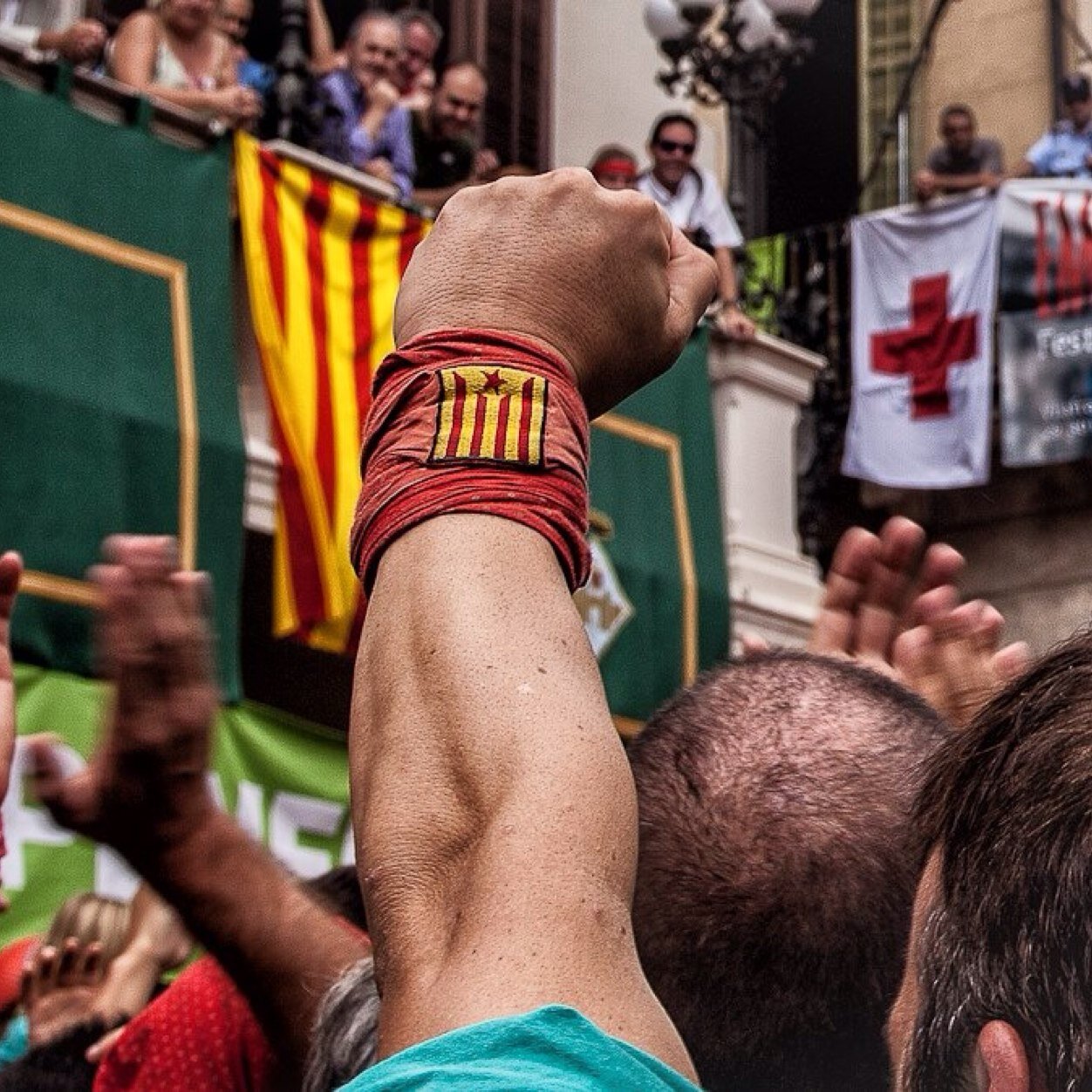 Vilafranquí, apassionat dels Castellers de Vilafranca i cul inquiet!