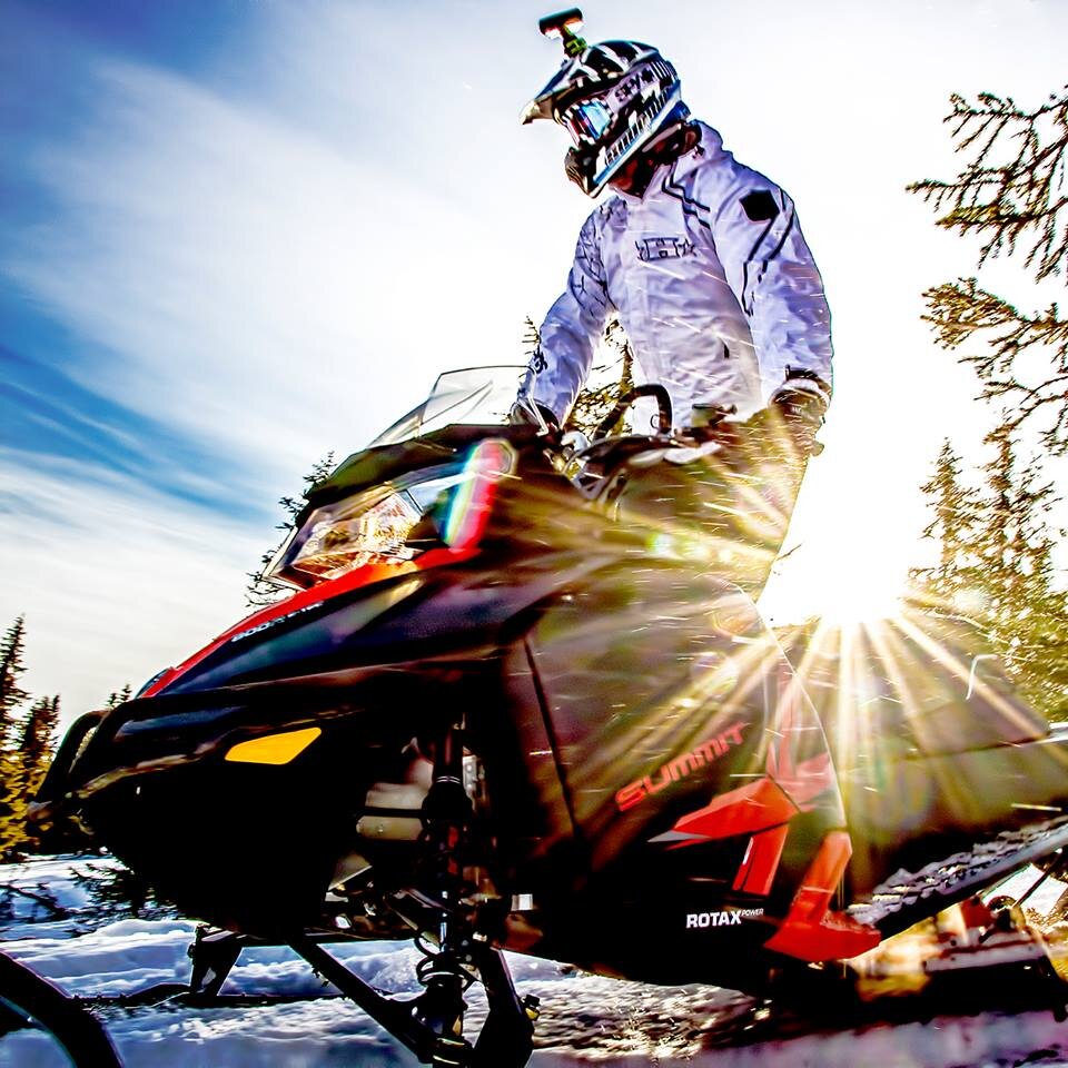 Freeriders who love challenges among trees and mountains...