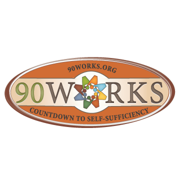 90Works is a 501(c)3 organization that believes homelessness, poverty and family violence can be overcome by self-sufficiency.