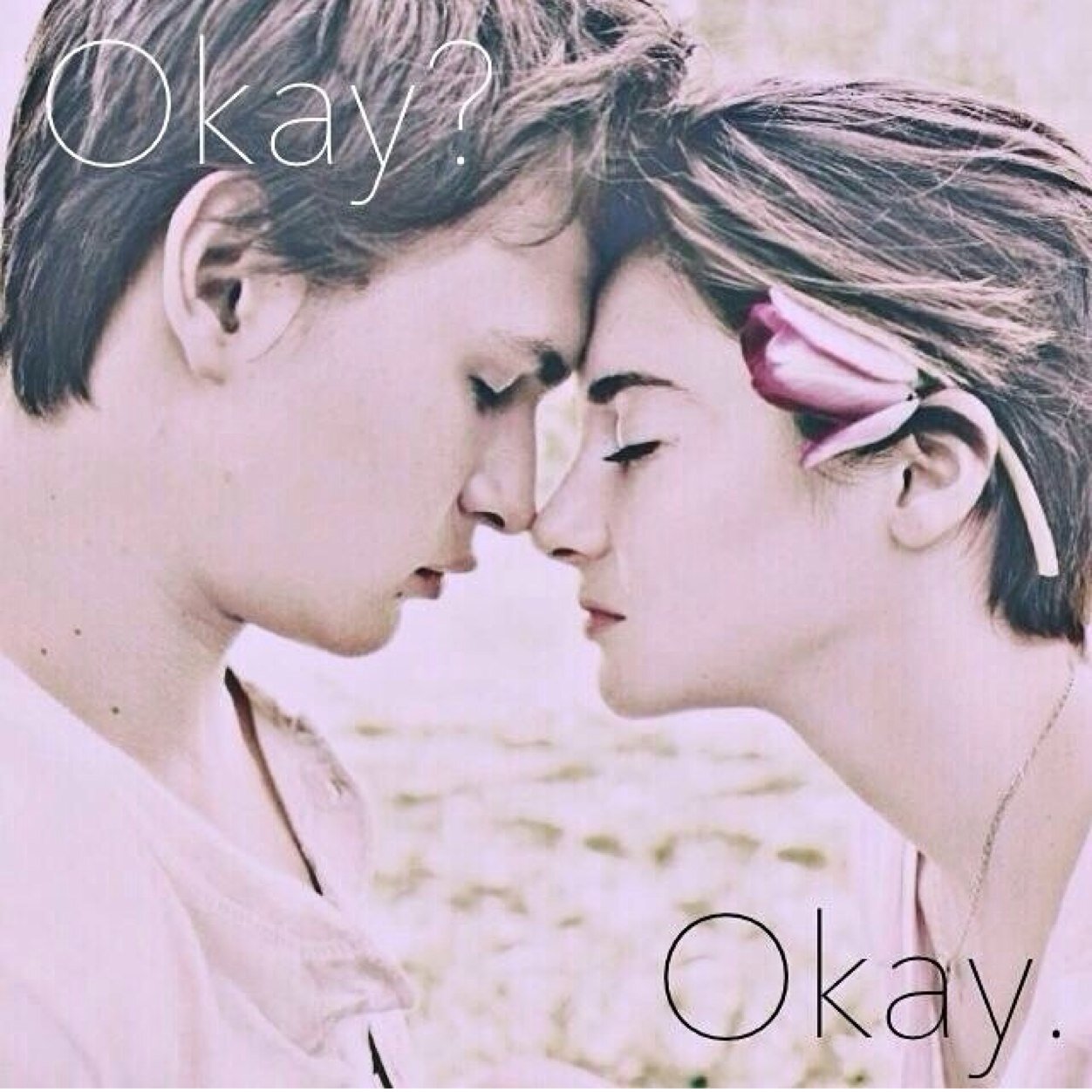 Okay? 
       Okay.
