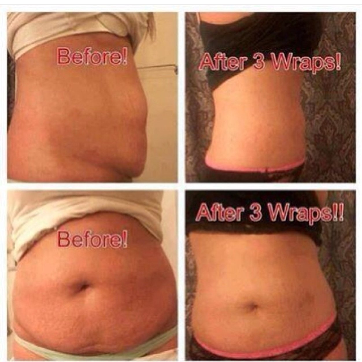 SHRINK FAST w/ a wrap!! Easy & fast, life changing. Ill help get you your SEXY BACK. for more info- #317-918-8971 
Instagram: fit2fabwraps