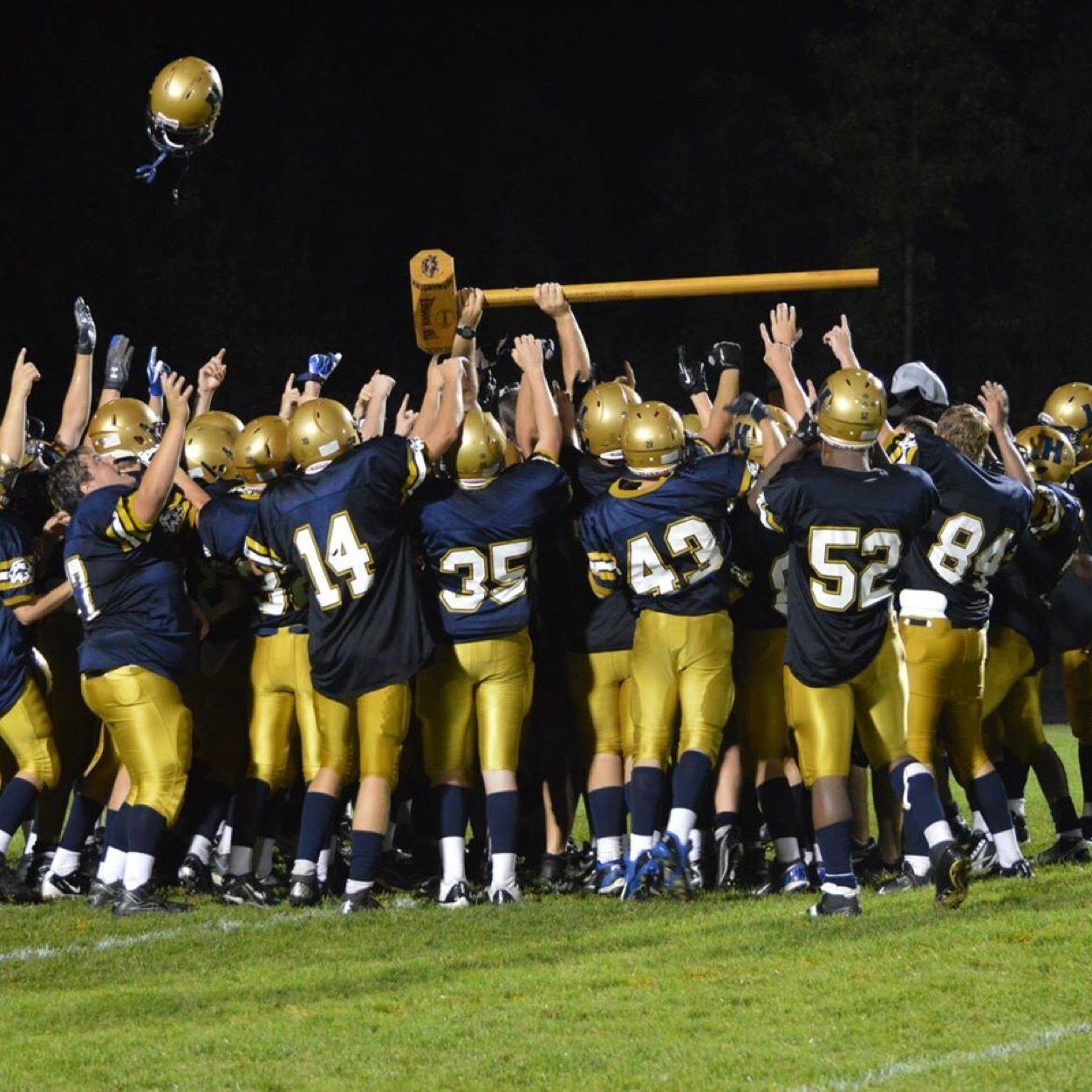 HermantownFball's profile picture. Official twitter page of the Hermantown Hawks football program