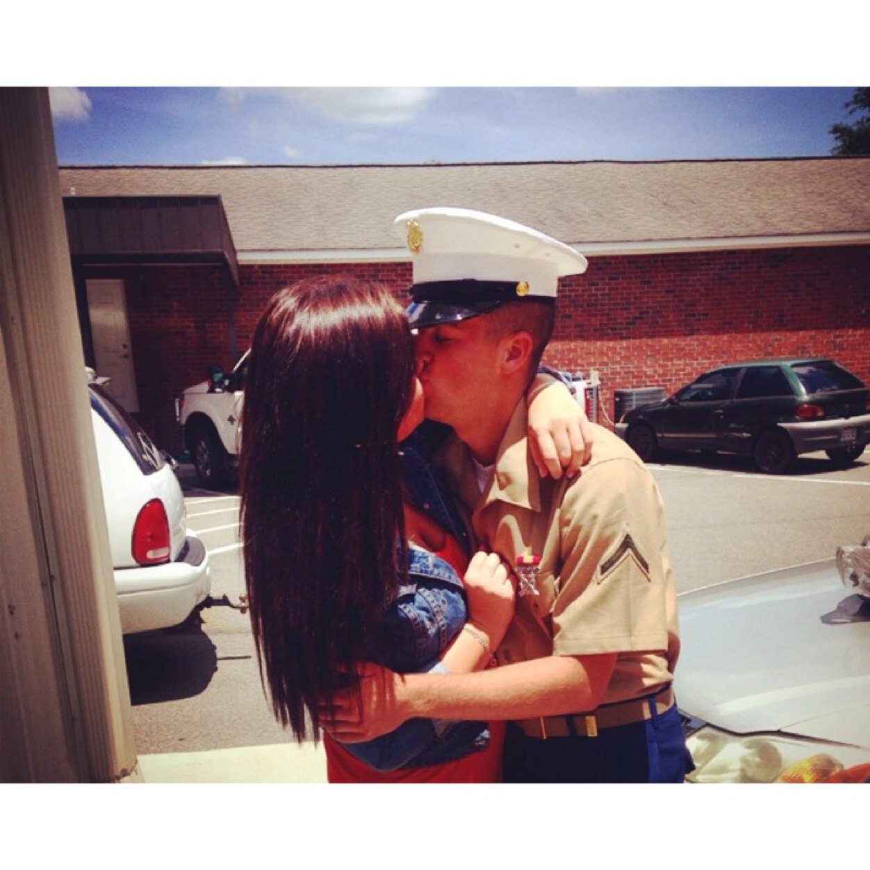 girlfriend of a marine.  he's my entire world. south carolina girl.  saved by the grace of southern charm.  semper fi. ❤️