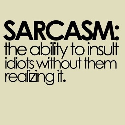 Follow us for your daily dose of sarcasm. We tell it as it is coz feelings are meant to be broken! When someone says something STUPID, we'll be there to call it