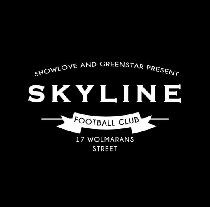 Skyline Fan Club. Situated 11th floor, 17 Wolmorans Street, Braamfontein. Parking available at Arbour Square