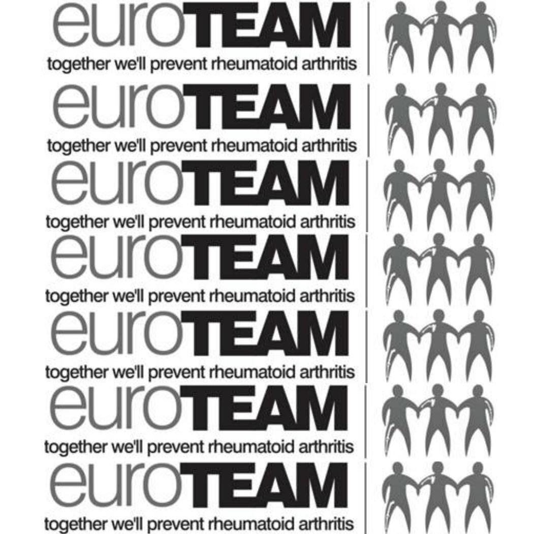 euroteamproject's profile picture. EuroTEAM is an EU funded project, developing approaches to predict the onset of rheumatoid arthritis (RA) in people who do not yet have the disease.