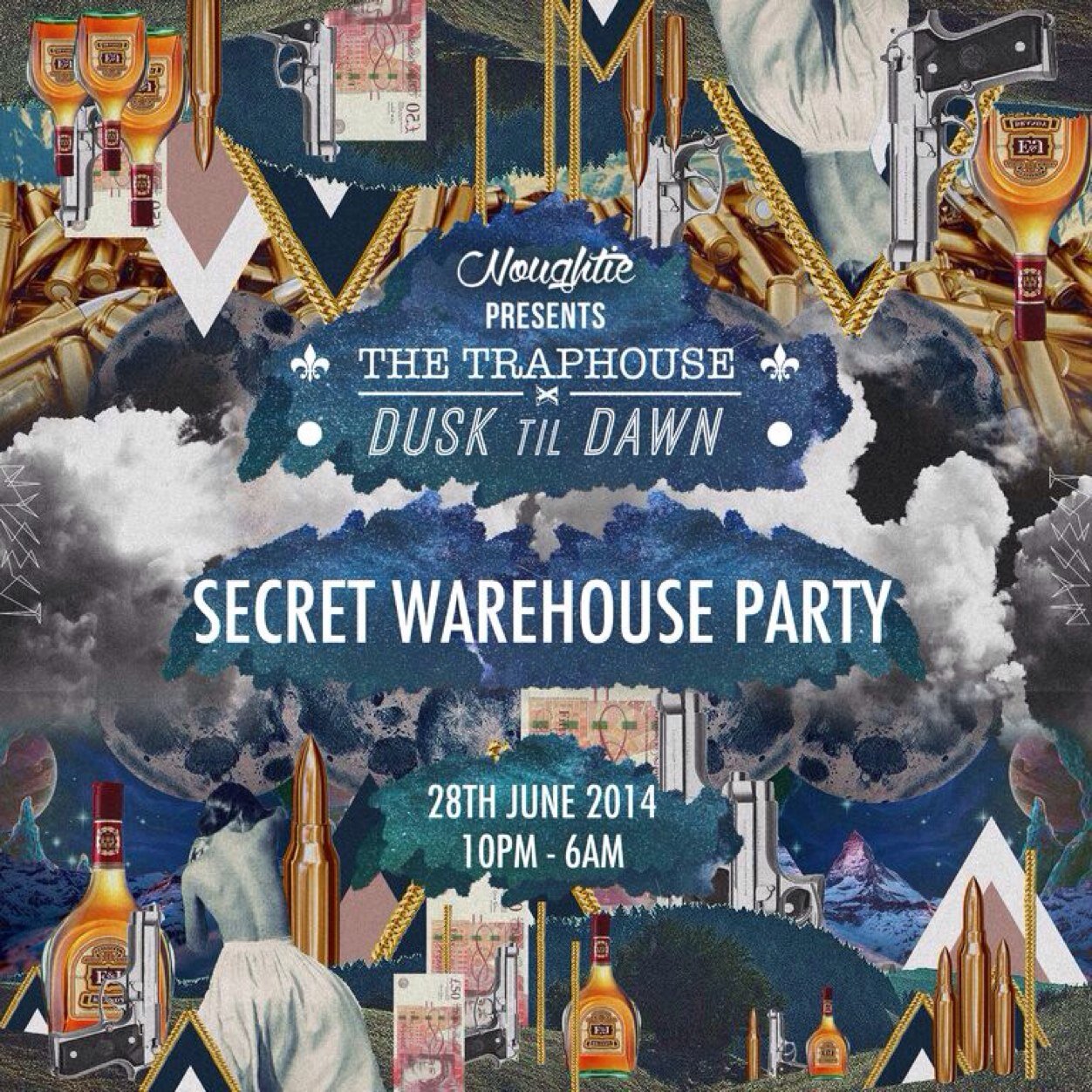 Noughtie presents THE TRAPHOUSE X DUSK TIL DAWN | SECRET WAREHOUSE PARTY | SATURDAY 28TH JUNE 2014 | 10.00PM-6AM | GOOD TIMES - NOUGHTIE MEMORIES @iamnoughtie