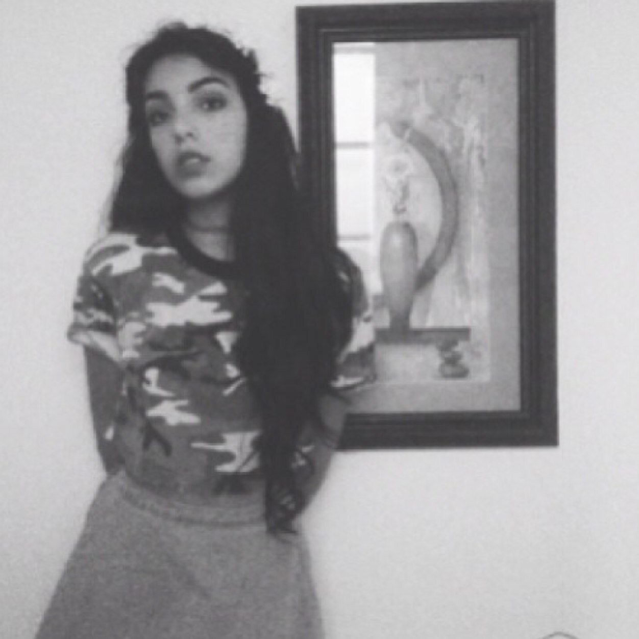 I'm concrete and she's glass