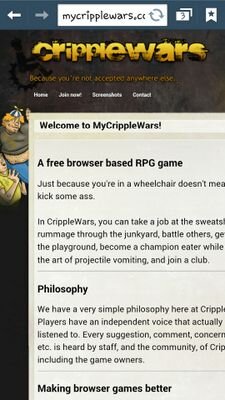 A free browser based RPG game.