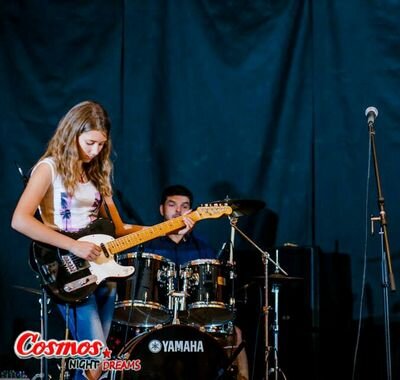 Hi!! I'm guitar player and I play rock music!!!  Let's ROCK!!!