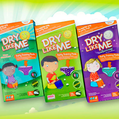 Award winning potty training! Dry Like Me toilet training pads have kept over 2 million pairs of pants dry & counting!

@TheoPaphitis #SBS winners 11.05.2014!
