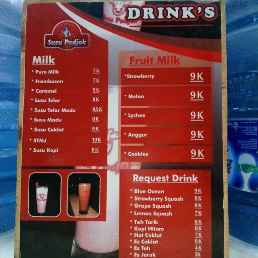 SUSU PODJOK Pure milk for Pure Heart we are open 5.00PM - 00.00 AM ( sold out ) . Segelas Susu sangat berarti bagi Tulang kita. # neteker's (っ˘з(˘⌣˘ )