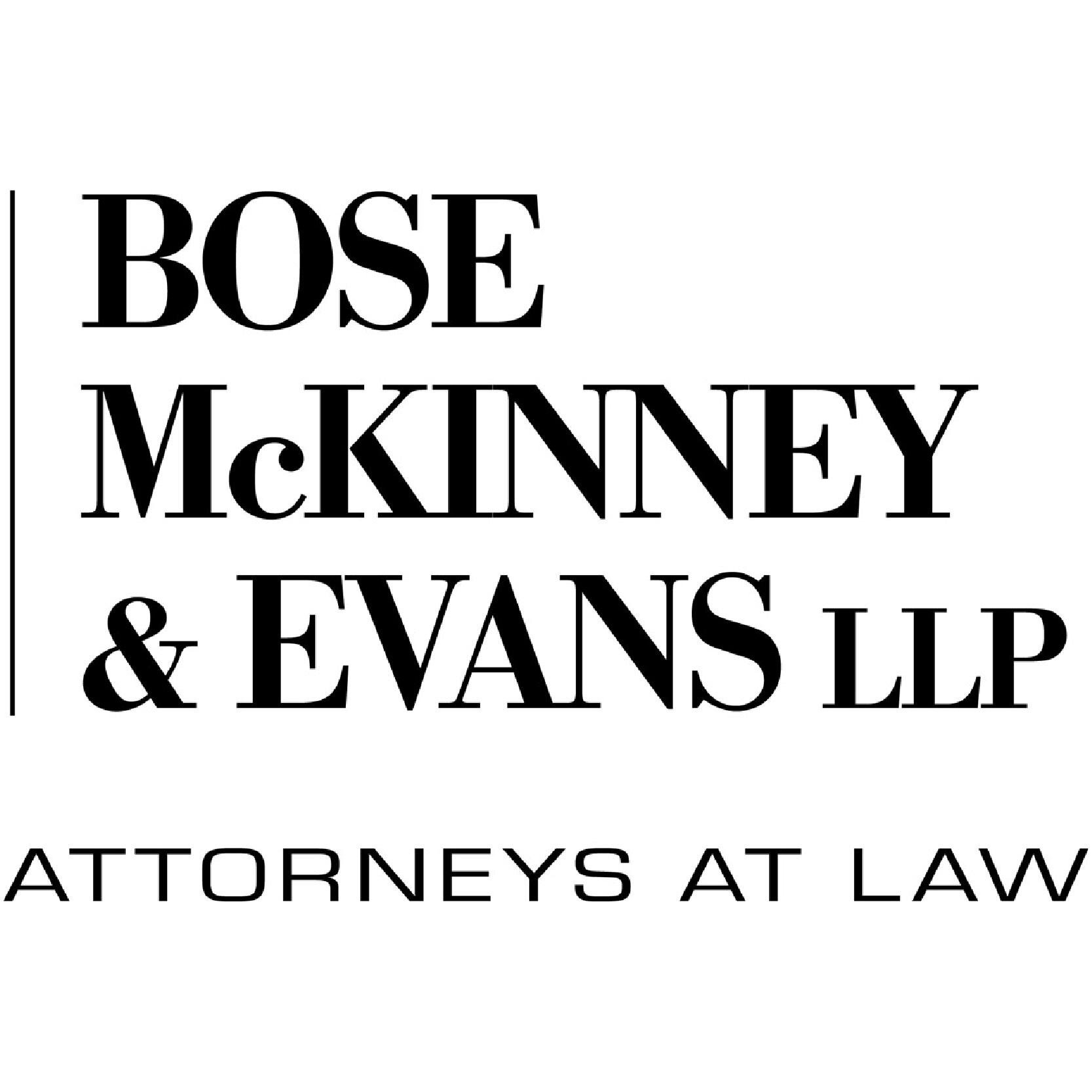 Bose McKinney & Evans is a law firm serving businesses, governmental entities and high-growth industries. ADVERTISING MATERIAL https://t.co/73JYs19c3t