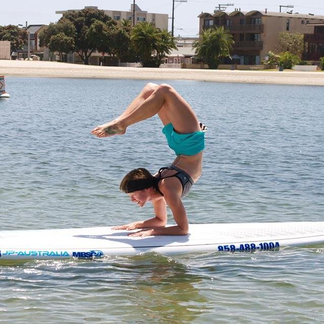 Stand Up Paddleboard Yoga in Pacific Beach