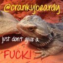 What? #Crankybeardy just don't give a fuck!