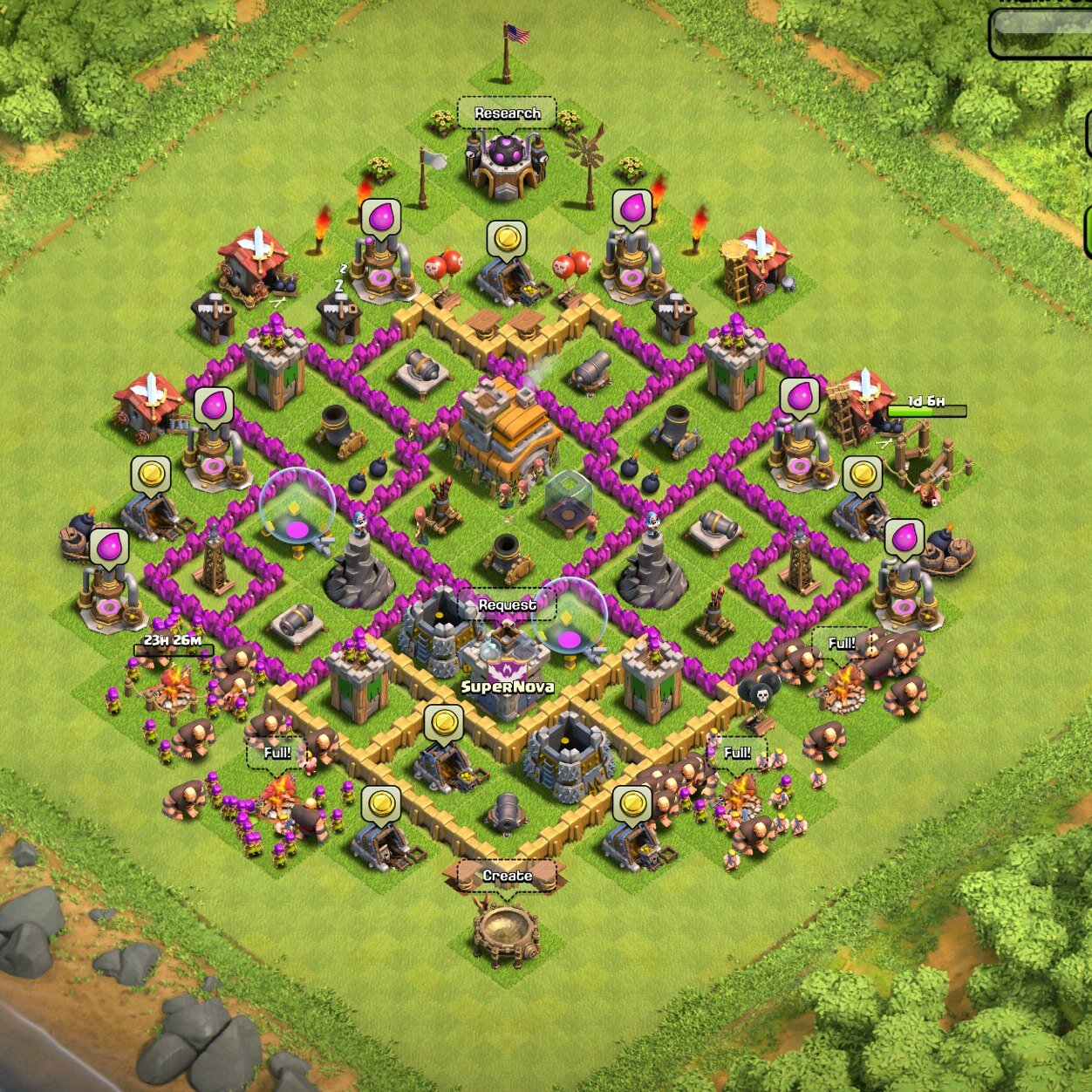 Join our clan in clash of clans