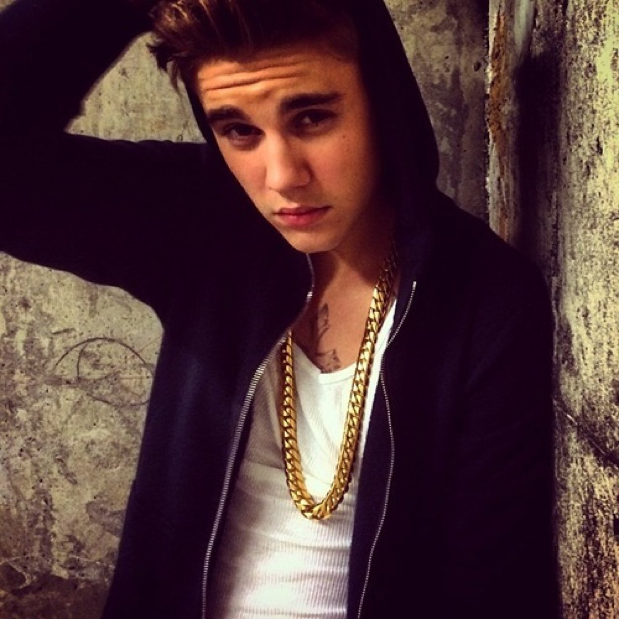 He's the good-looking, cute, horny, cheesy guy who won't talk to you because he's too busy with me -Lia