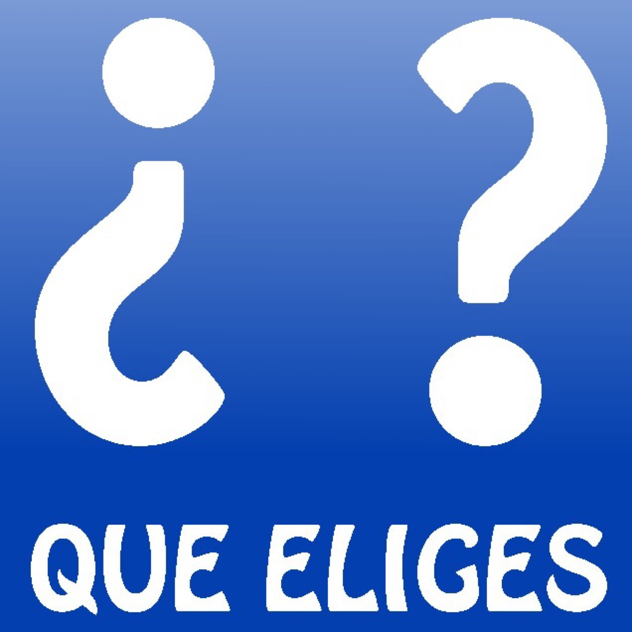 ¿Te gusta reir y pasar buenos ratos jugando al famosos juego #WouldYouRather? Pues descubre la versión española. #queeliges Ya disponible para iPhone!