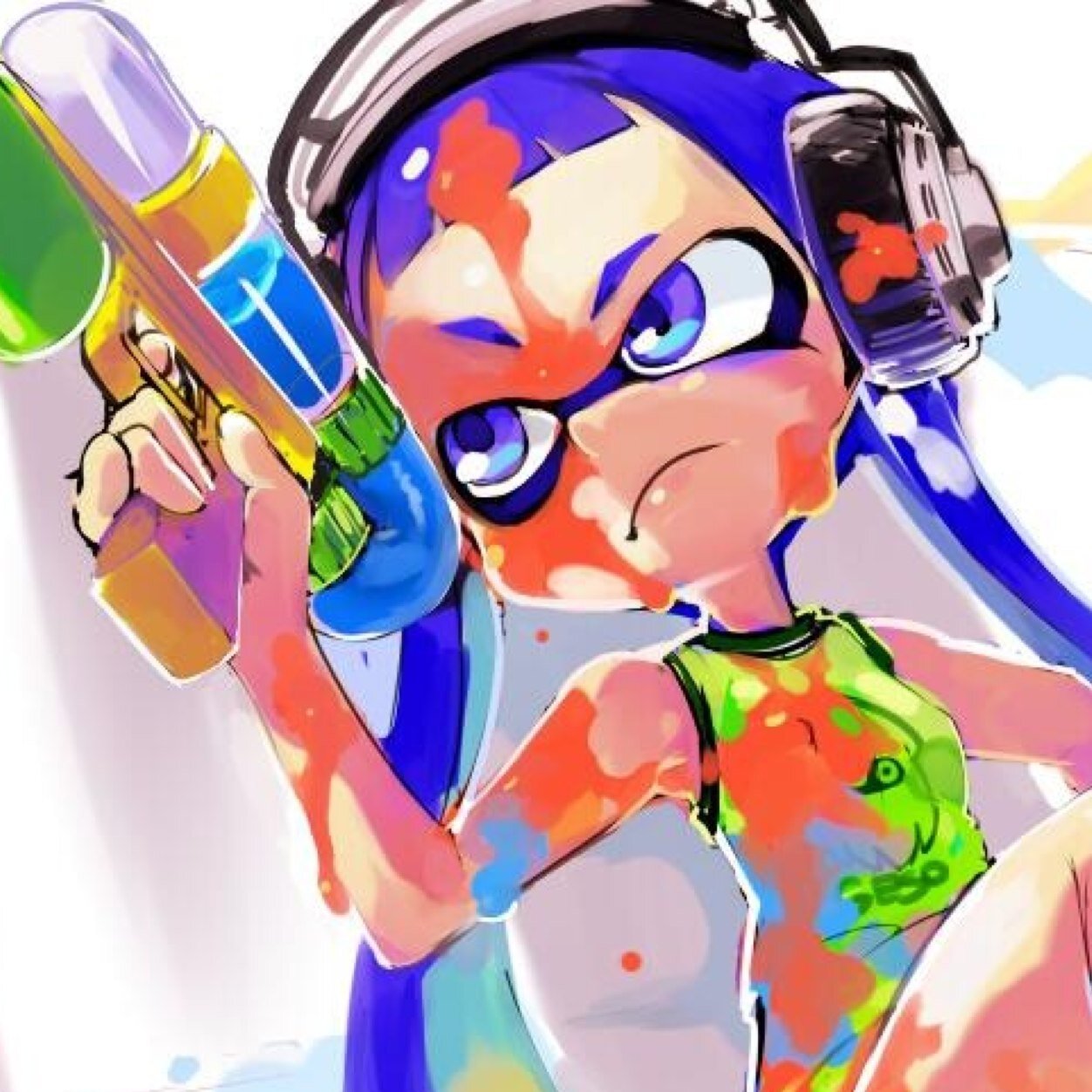 BlueSquidGirl's profile picture. ♪ SWIGGITY SWAG SQUIDDY SQUIDOO- BLUU IS OUT TO GET YOU~ ♪ Keep outta #SquidSquad turf if you value your face! and clean clothes! | #SplatoonRP